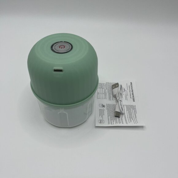 Electric Garlic Press Chopper Onion Fruits Meat Mincer Blender Mixer - Picture 5 of 5